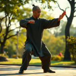 tai-chi-practitioner-doing-a-rounded-posture-called-ward-off