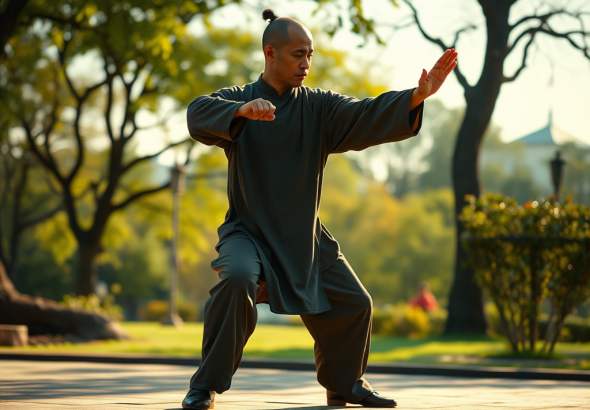 tai-chi-practitioner-doing-a-rounded-posture-called-ward-off