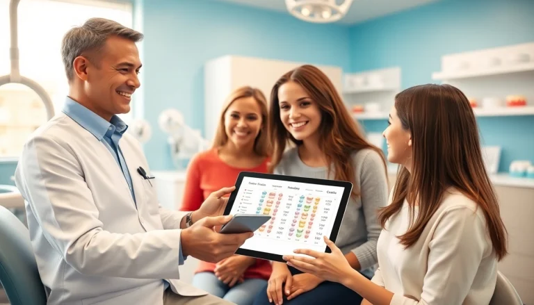 Discussing braces cost Myrtle Beach during an orthodontic consultation in a friendly dental office.